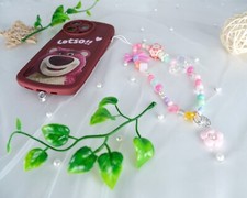 Handmade Beaded Phone Charm Accessories Colorful Boho Phone Charm Beaded USA