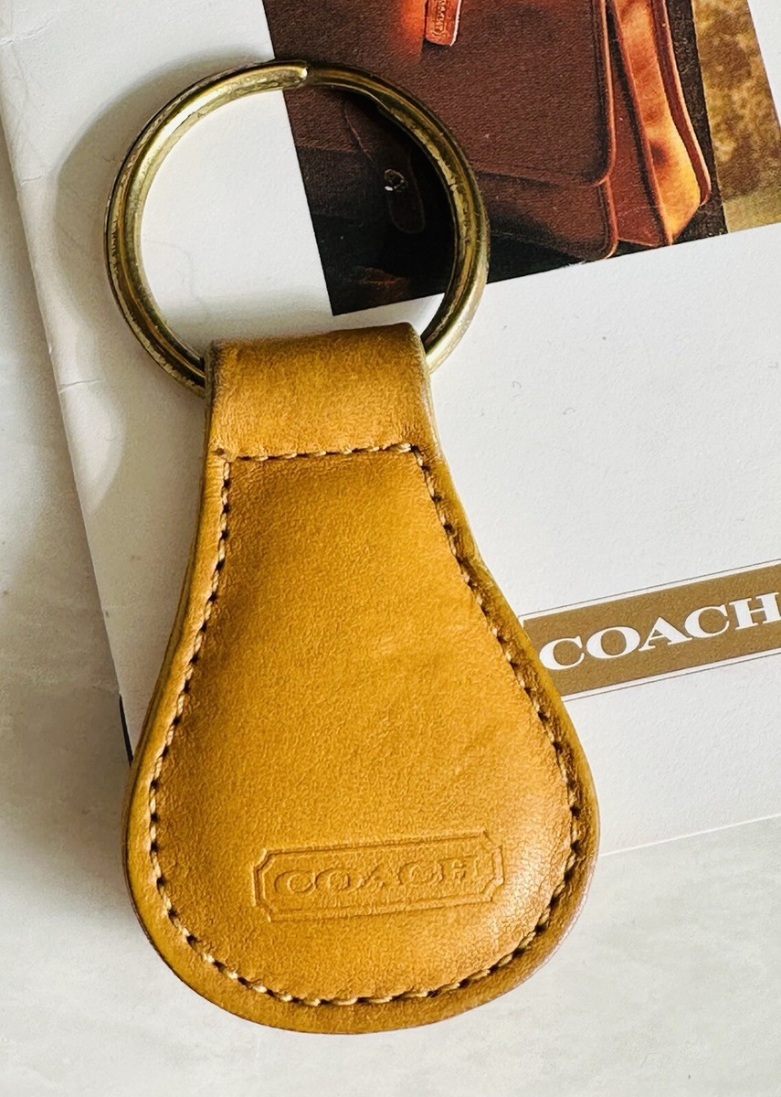 新品 VINTAGE COACH CLASSIC KEY FOB オールドコーチ COACH VINTAGE CLASSIC YELLOW KEY FOB BRASS 7234 | eBay