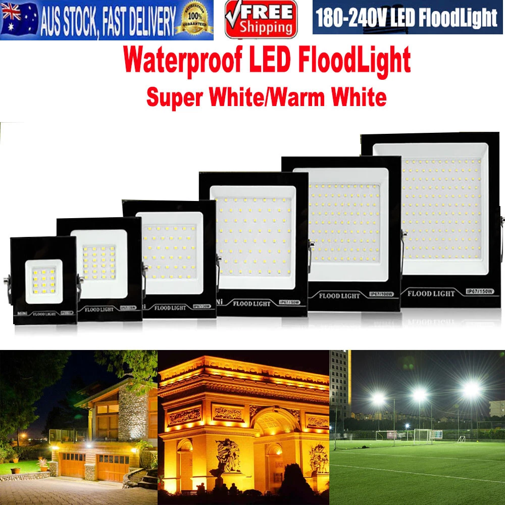 Warm white led 2024 outdoor flood light
