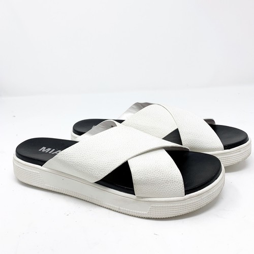 mia white platform sandals