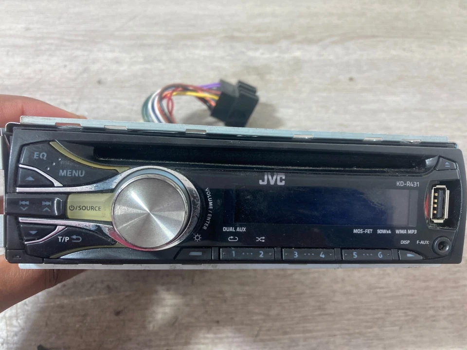 JVC KD-R431 AUX USB RADIO CD PLAYER HEAD UNIT - Image 2 of 4