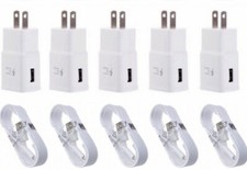 Cargador de pared de carga rápida 5x + cable micro de 5 pies para LG K20 Plus K20 K10 K8 K7 K4