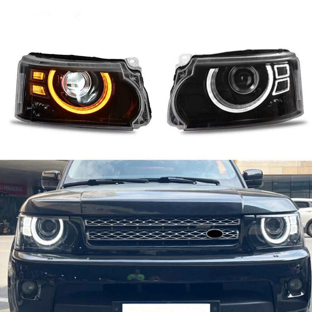 Land Rover 13-17 Range Rover ヘッドライトアセンブリ Plug And Play 1Pair LED Front Headlight Assembly For Land Rover