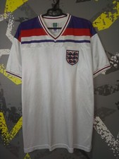 England Retro Replicas football shirt 1980 - 1983 Score Draw Mens Size XL ig93