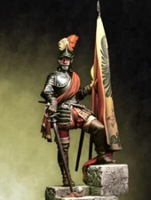 1/24 Scale 75mm Resin Figures Model Kit Middle Ages Unpainted Unassembled Model