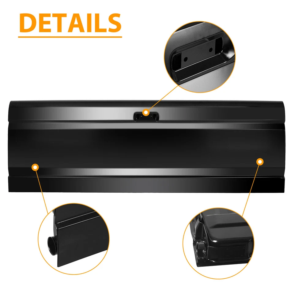 Primed Steel Tailgate For Ford F-150 F-250 1987-1996 F-350 1987-1997 Styleside - Image 3 of 4