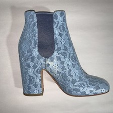 Pre-loved Authentic Laurence Dacade Size 37 Mila  Lace Wrapped Ankle Boots $1800