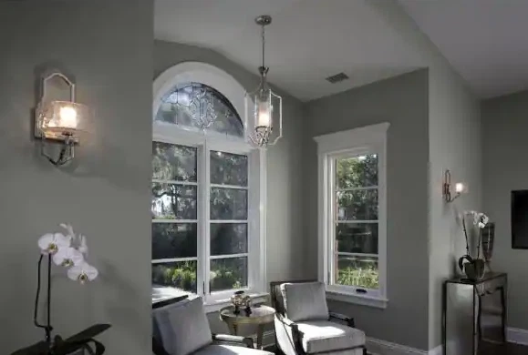 Pingente foyer de níquel polido Progress Lighting Caress 1 luz P3946-104 - Imagem 4 de 4