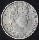 1900-P "High Grade" Barber Silver Quarter Dollar 25C - COINGIANTS -