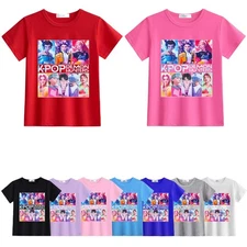 Huntrix T-Shirt Demon Hunters Girls Kids Shirt Mira Rumi Zoey Kpop Fan Gift Unis