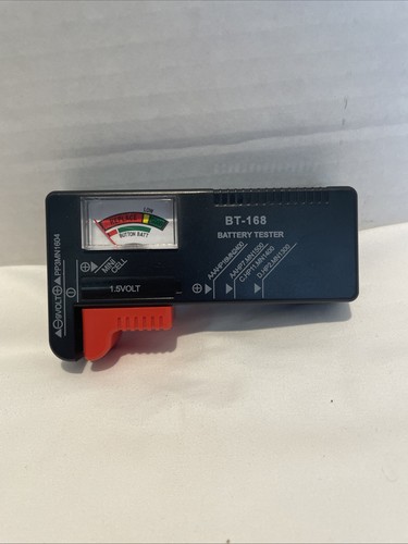 Bt-168 Small Battery Tester Handy Sliding Design Accurate Portable Battery