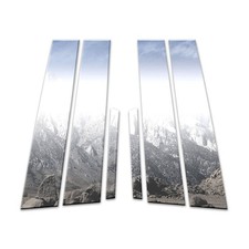 Diamond Grade 6pc Stainless Steel Pillar Post Covers For 2012-2017 Kia Rio Diamond Grade 6pc Stainless Steel Pillar Post Covers For 2012-2017 Kia Rio