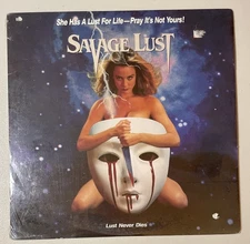 SAVAGE LUST Laserdisc LD Cult Horror AIP Studios ~ NEW SEALED