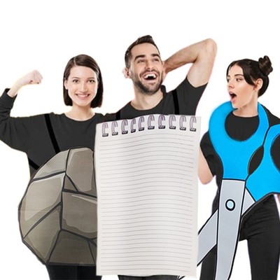 Christmas Adult Rock-Paper-Scissors Three-Piece Set Halloween cosplay Costume