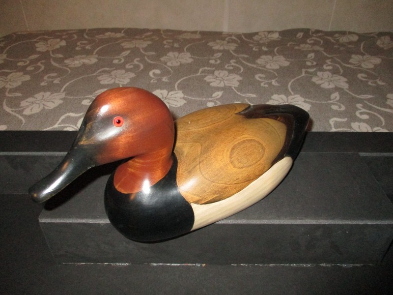 OREGON/WILDLIFE/CARVINGS(NAT'S/POND/AUTOGRAPHED/CANVASBACK/CAN/065)2001/Nice