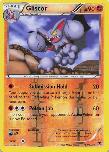 Gliscor 47/119 Reverse Holo Rare XY - Phantom Forces