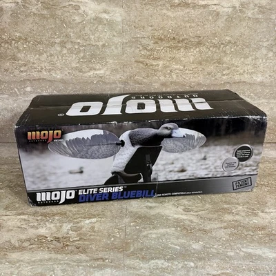 MOJO Outdoors Elite Series Spinning Wing Duck Motion Decoys Diver Bluebill - Bild 1 von 4