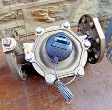 METRON BRASS FARNIER WATER METER SYSTEM WITH innov8 Register on Metron Meter