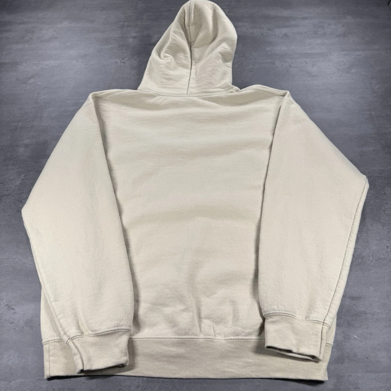 OFF WHITE Felpa con cappuccio Twenty One Pilots media concerto tour merch crema bianco sporco band grunge