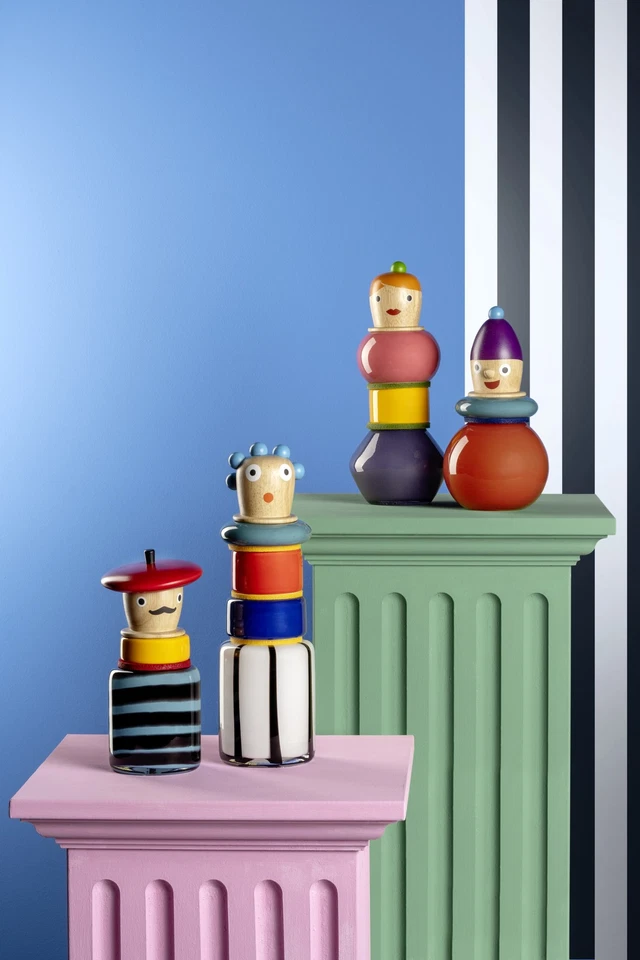 Vase LEONARDO BUONI AMICI LBH 15.20x15.20x26.20 cm bunt Blumenvase Blumengefäß - Bild 2 von 4