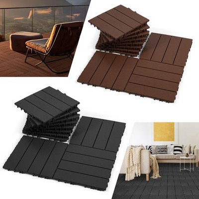 Terrassenfliesen Kunststoff Klickfliesen Fliesen 1-10㎡ Vielseitige Garten Pool