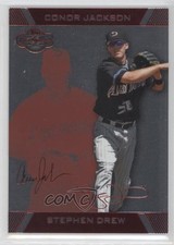 2007 Topps Co-Signers Silver Red 26/199 Stephen Drew Conor Jackson #36 0a6