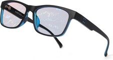 Blue Light Blocking Glasses for Men/Women Anti-Fatigue Computer Black