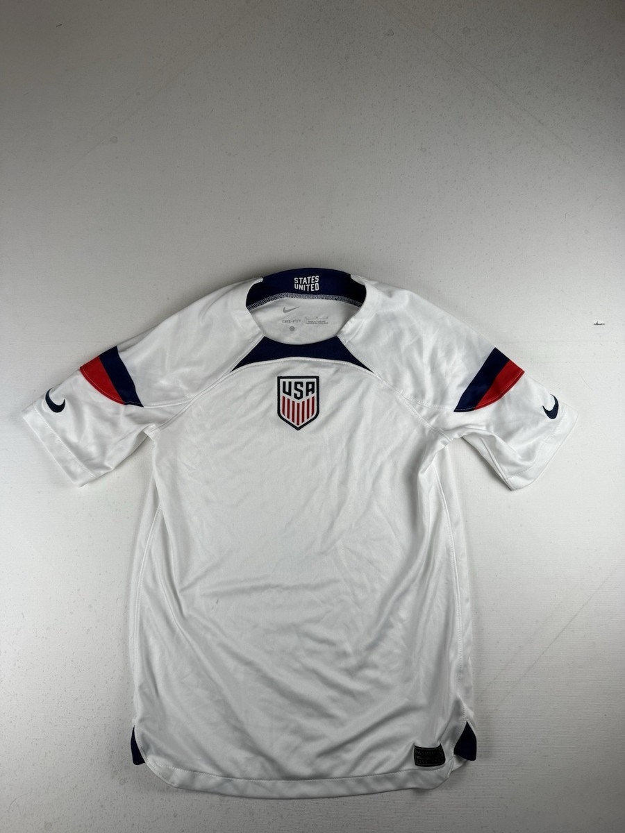 Nike アメリカ代表サッカー ユニフォーム 2022 Nike Team USA 2022/23 Stadium Home Soccer Jersey White Youth Kids