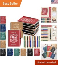 50 Bible Verse Notebooks  Pens: Perfect Christian Gift Set for Every Occasion