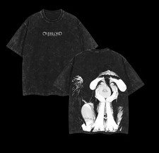 valentine shirts Albedo Overlord Anime Double Printed Vintage Washed Tee Unisex