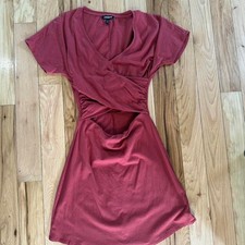 Express V-Neck Cutout Bodycon Mini Dress