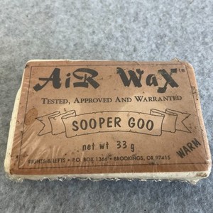 Air Wax “Sooper Goo” TESTED, APPROVED AND WARRANTED - NOS Factory Sealed Rare