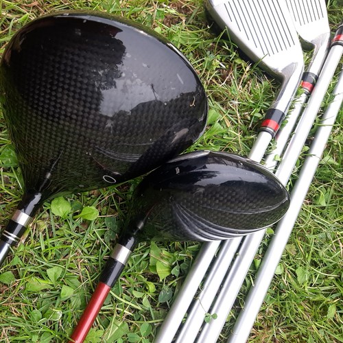 left Handed Slazenger Great Big Ezee Irons 3-PW, Driver, Fairway Graphite Shafts - Picture 8 of 14