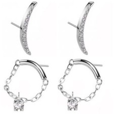 Titanium ASTM F-136 Threadless Earrings