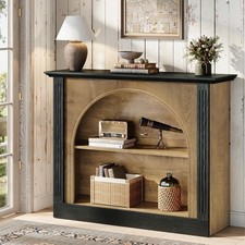 Image of 3-Tier Modern Console Table 43.3-Inch Entryway Table with Storage for Hallway