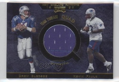 1999 Playoff Absolute SSD Drew Bledsoe Kevin Faulk Terry Glenn Rookie RC ex0