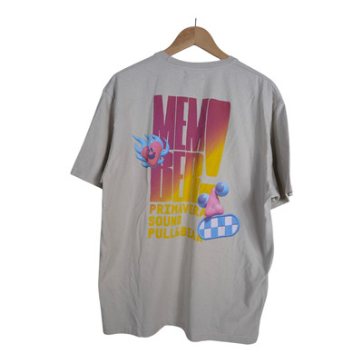 T-Shirt Herren XL Pull and Bear Primavera Sound Barcelona, Grafik TOP  