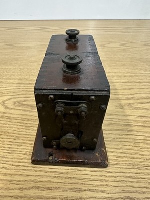 vibrating coil ''buzz box'' manufactured by the Heinze Electric Company**UNTESTED