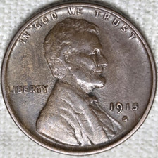 1915 S Lincoln Cent XF. Breaking up Sets. Free Shipping.