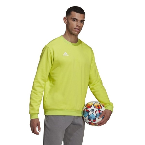 Bluza MęSka Adidas Entrada 22 Sweat Top Limonkowa HC5049 L Adidas Teamwear-image