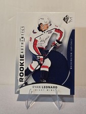Ryan Leonard RC 2025-26 SP Hockey Rookie Authentics /1749 Leonard #117 Capitals