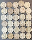 Washington Silver Quarters 1940's  Lot of 30