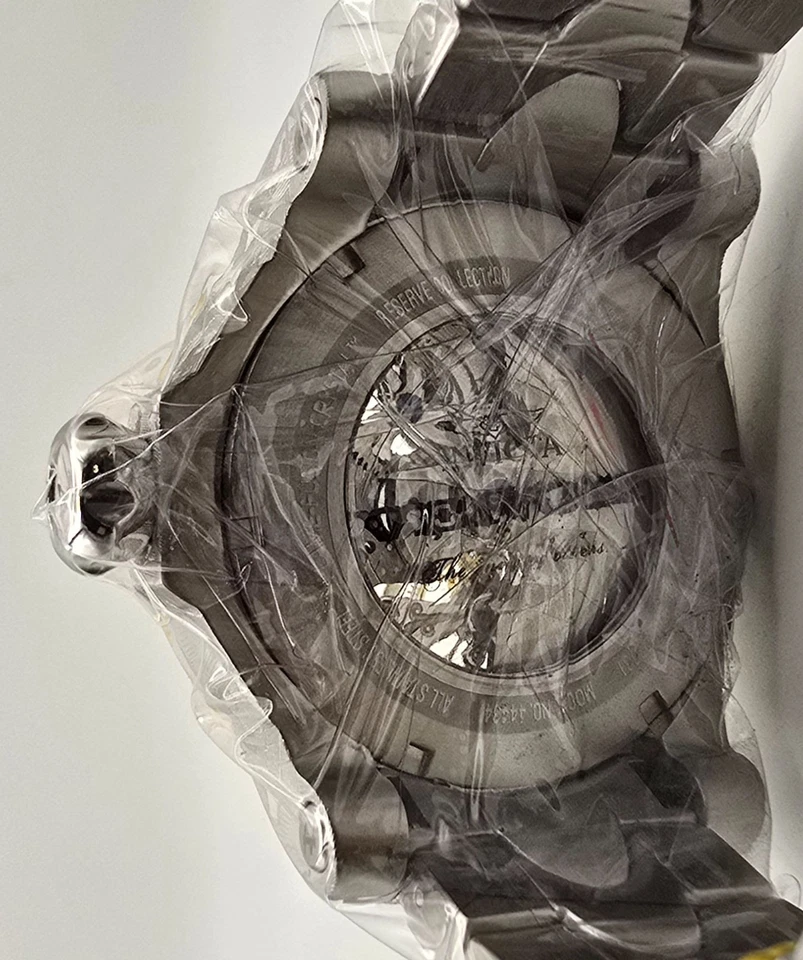 全新 Invicta Reserve Venom 44434 男式 53.7 毫米钢金骨架表盘 自动 — 第 3/4 张图片