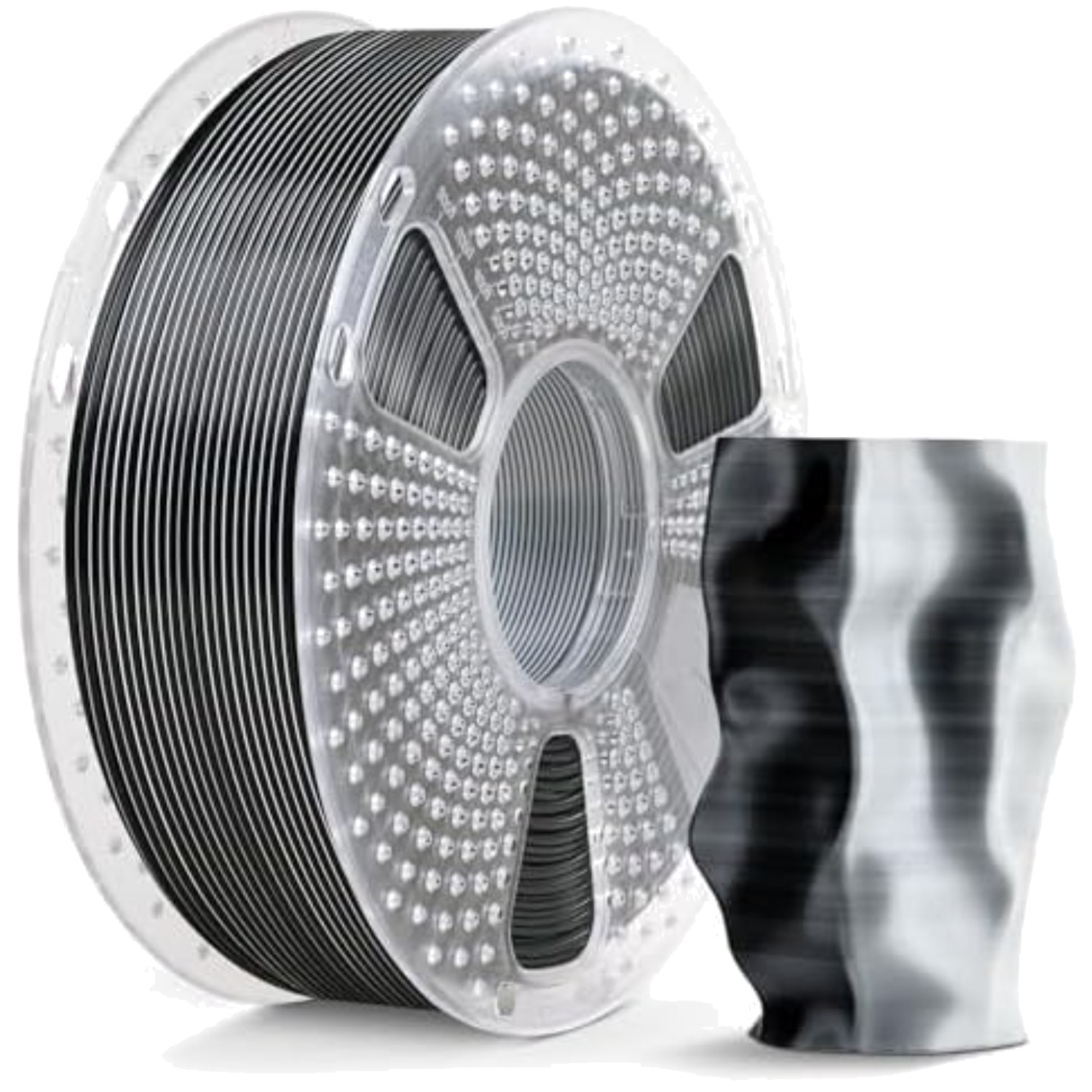 2Farbiges Displayfolie Silk PLA Plus 1,75mm 1kg Seidentextur für 3D-Druck