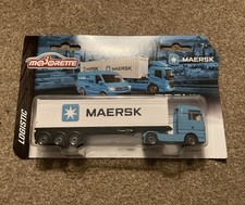 Majorette MAN TGX+40ft Maersk Logistics Container Truck Diecast Model Brand New