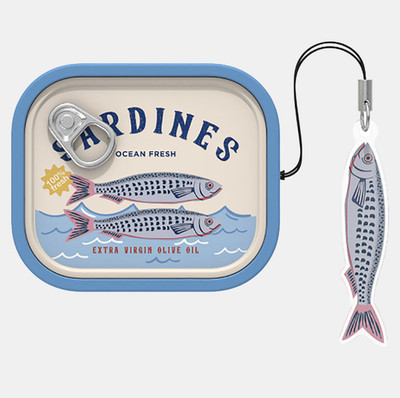 Samsung Galaxy Buds4 Buds4 Pro Case SARDINES Can Retro Wireless Wired Charging 