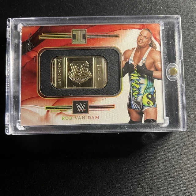 2023 Panini Impeccable WWE ROB VAN DAM LEGENDS Gold Bar #1/1 #LGD-RVD