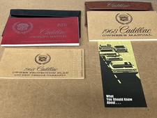 1968 1976 Cadillac Owners Manuals W Cases Warranty Booklet Look 1968 1976 Cadillac Owners Manuals W Cases Warranty Booklet Look