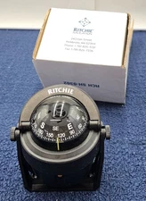 RITCHIE B-51 EXPLORER COMPASS BLACK BRACKET MOUNT BOAT NAVIGATION