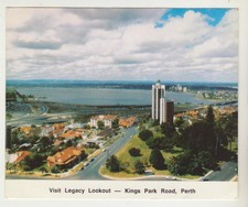 FROM LEGACY LOOKOUT PERTH WESTERN AUSTRALIA LEGACY POSTCARD SIZE CARD
